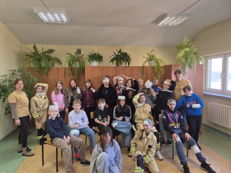 Pierwsza pomoc przedmedyczna w klasie 5a