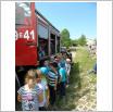 Galeria zdjęć: Spotkanie ze strażakami. Link otwiera powiększoną wersję zdjęcia.