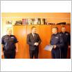 Galeria zdjęć: Uroczyste przekazanie obowiązków na stanowisku Komendanta Komisariatu Policji w Gorzkowicach. Link otwiera powiększoną wersję zdjęcia.