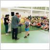 Galeria zdjęć: APELE NA TEMAT BEZPIECZEŃSTWA I ROZDANIE NAGRÓD W SZKOLE PODSTAWOWEJ W GORZKOWICACH. Link otwiera powiększoną wersję zdjęcia.