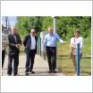 Galeria zdjęć: Przekazanie Wykonawcy placów pod budowę nowych dworców kolejowych w miejscowościach Gorzkowice i Wilkoszewice. Link otwiera powiększoną wersję zdjęcia.
