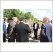 Galeria zdjęć: Przekazanie Wykonawcy placów pod budowę nowych dworców kolejowych w miejscowościach Gorzkowice i Wilkoszewice. Link otwiera powiększoną wersję zdjęcia.