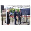 Galeria zdjęć: Przekazanie Wykonawcy placów pod budowę nowych dworców kolejowych w miejscowościach Gorzkowice i Wilkoszewice. Link otwiera powiększoną wersję zdjęcia.
