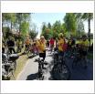 Galeria zdjęć: Rowerami od Przedborza do Sulejowa na wojewódzki piknik z okazji Międzynarodowego Dnia Rodziny. Link otwiera powiększoną wersję zdjęcia.