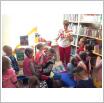 Galeria zdjęć: Przedszkolaki w bibliotece. Link otwiera powiększoną wersję zdjęcia.