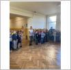 Galeria zdjęć: Apel klas 1-3 dotyczący bezpieczeństwa w Szkole Podstawowej im. Henryka Sienkiewicza w Gorzkowicach. Link otwiera powiększoną wersję zdjęcia.
