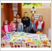 Galeria zdjęć: Kiermasz książki w Przedszkolu Samorządowym. Link otwiera powiększoną wersję zdjęcia.