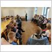 Galeria zdjęć: Smocze Ferie - spektakl i warsztaty teatralne. Link otwiera powiększoną wersję zdjęcia.