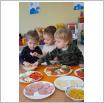 Galeria zdjęć: Międzynarodowych Dzień Pizzy w Samorządowym Klubie Dziecięcym w Gorzkowicach. Link otwiera powiększoną wersję zdjęcia.