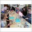 Galeria zdjęć: Biblioteczne warsztaty wielkanocne. Link otwiera powiększoną wersję zdjęcia.