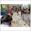 Galeria zdjęć: Motywy ludowe w ceramice- Biblioteka w Gorzkowicach realizuje kolejny etap 