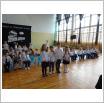 Galeria zdjęć: Ślubowanie uczniów klas pierwszych oraz zaprzysiężenie Samorządu Uczniowskiego - SP w Gorzkowicach. Link otwiera powiększoną wersję zdjęcia.