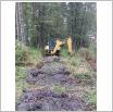 Galeria zdjęć: Prace melioracyjne w trudnym terenie w rejonie Kolonii Kotków – Rdułtowice. Link otwiera powiększoną wersję zdjęcia.