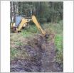 Galeria zdjęć: Prace melioracyjne w trudnym terenie w rejonie Kolonii Kotków – Rdułtowice. Link otwiera powiększoną wersję zdjęcia.