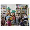 Galeria zdjęć: Światowy Dzień Książki – spotkanie z przedszkolakami w Bibliotece Publicznej w Gorzkowicach. Link otwiera powiększoną wersję zdjęcia.