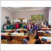 Galeria zdjęć: Wizyta przedszkolaków w Szkole Podstawowej im. H. Sienkiewicza w Gorzkowicach. Link otwiera powiększoną wersję zdjęcia.